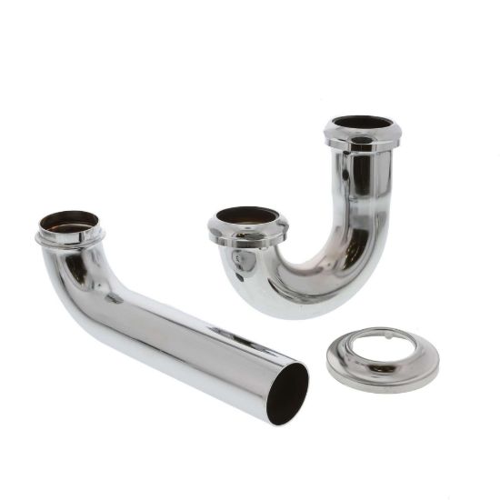 Picture of P-Trap Tubular-brass Adjustable 17-gauge Less-clean-out Chrome-plate 1-1/2"