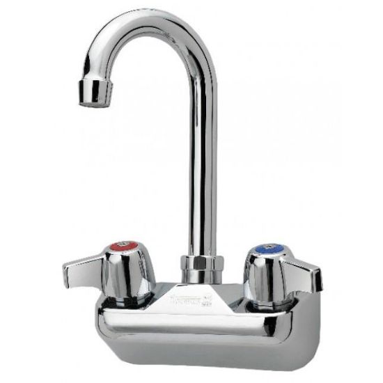 Picture of Commercial Wall-mount Faucet 3-1/2" Goose-Neck