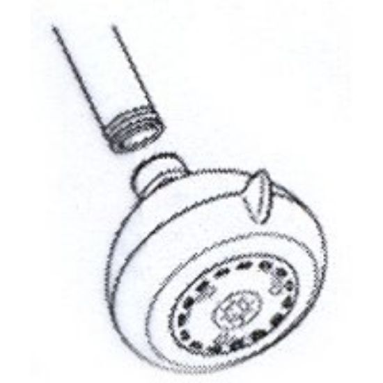 Picture of Shower-Head 5 Function Polished Chrome