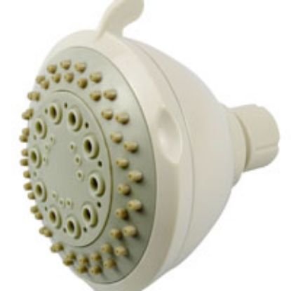 Picture of Shower-Head 2 gpm 3 Spray Functions 80 psi White