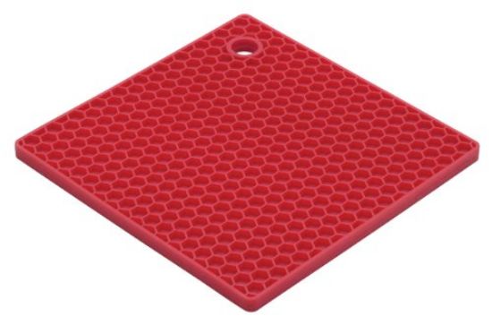 Picture of Trivet-Mat Honeycomb Silicone-Rubber Cherry 7"
