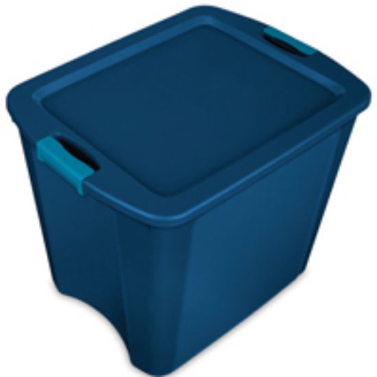 Picture of ™Sterilite™ Carry Tote 26 gal Capacity Plastic True Blue