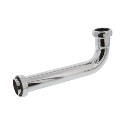 Picture of Tubular-brass Waste-bend Slip-joint Chrome-plated 1-1/4" X 6"