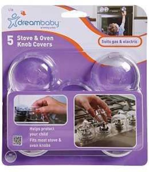 Picture of Stove Knob Cover Plastic Clear Pack/5