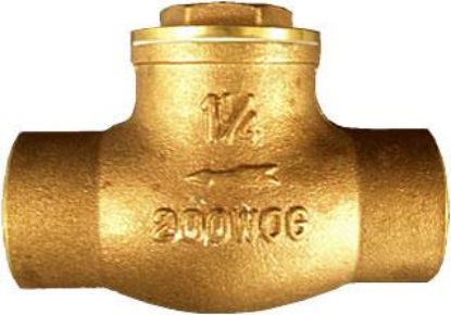 Picture of Check-Valve 2" C X C Brass Swing Sweat