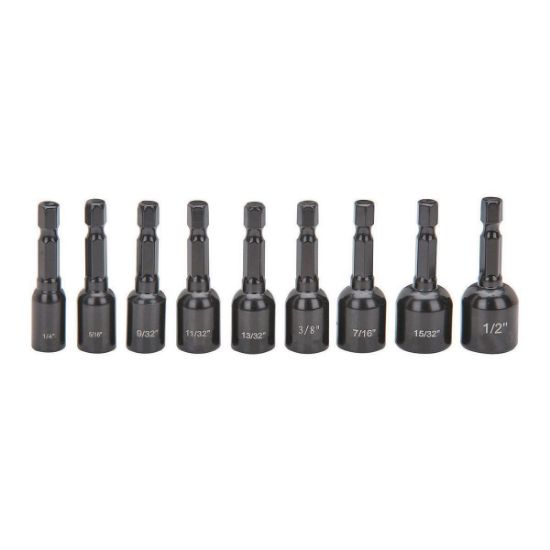 Picture of Nutsetter Kit Sae Magnetic 1/4"-hex-shank 9-pieces