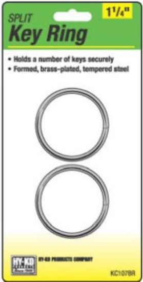 Picture of Key-Ring Split-Ring Brass 1-1/4"
