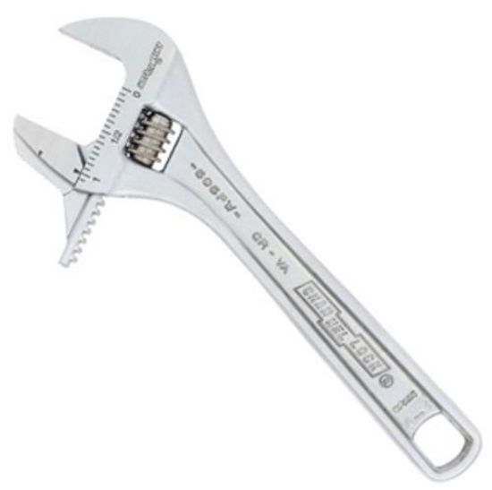 Picture of Adjustable-wrench Reversible-jaw Cr-va-steel 6"