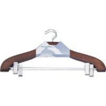 Picture of Clothes-hanger 2clip Mahogany 2-piece