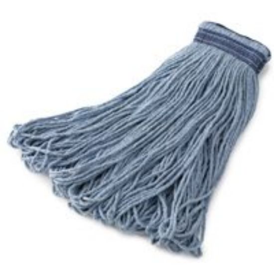 Picture of Mop-Head Fge23800 Bl00 Looped-end Head 24 Oz Capacity Cotton/synthetic Blue