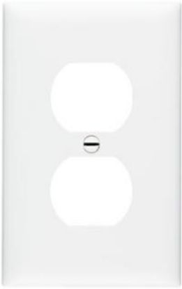 Picture of TRADEMASTER JUMBO DUPLEX White Wall-Plate