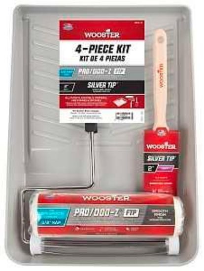 Picture of Wooster R915-9 Roller Kit, Semi-smooth Surface, Polypropylene, 4-piece