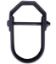 Picture of 1/2" Clevis-Hanger Black