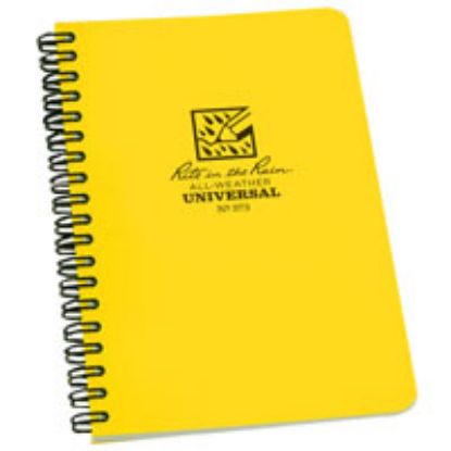 Picture of Notebook All-weather Spiral-bound Yellow 32-pages 4-7/8" X 7"