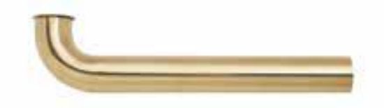 Picture of Tubular-brass Waste-bend Direct-connect Rough-brass 1-1/2" X 15"
