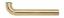 Picture of Tubular-brass Waste-bend Direct-connect Rough-brass 1-1/2" X 15"