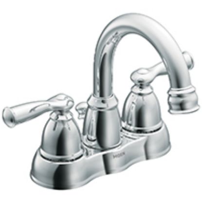Picture of Banbury Lavatory-Faucet 2-Faucet Handle 4-1/8 in H Spout Metal Brushed-Nickel
