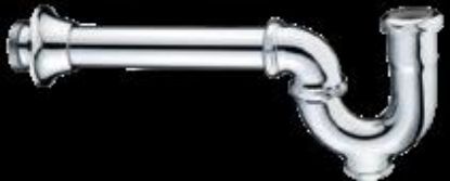 Picture of Tubular-brass Utility-trap Adjustable With-clean-out Chrome-plate 1-1/2"