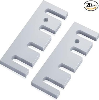 Picture of Ferraycle 20 Pack 16 Gauge Steel Hinge Shim Coated Finish Door Hinge Shims 4-1/2" Length X 1-5/8" Wi...
