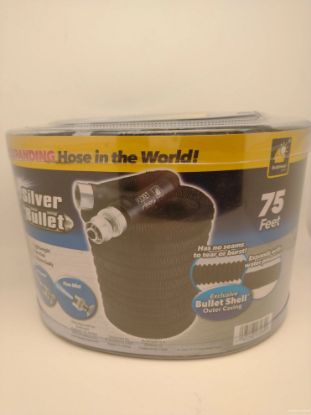 Picture of Pocket Hose Silver Bullet 13397-12 Expanding Garden Hose, 3/4 In, 75 Ft L, Plastic, Black