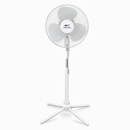 Picture of 16" Oscillating-motion Pedestal-fan Quick Folding Base White