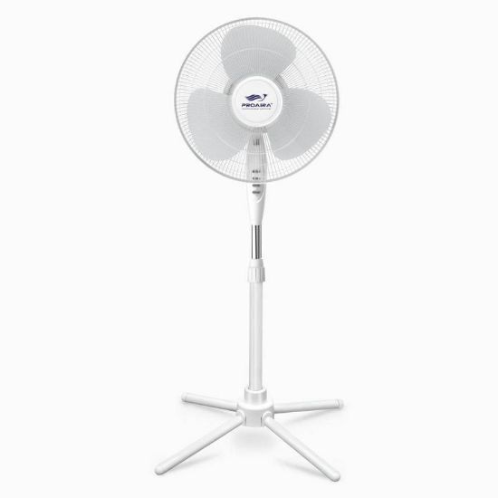 Picture of 16" Oscillating-motion Pedestal-fan Quick Folding Base White