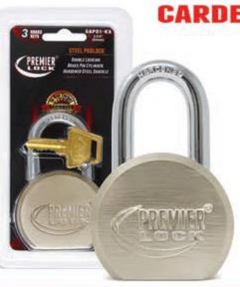 Picture of Padlock High-security Steel 2-5/8" Keyed-different