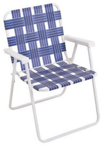 Picture of Web Chair Folding Blue