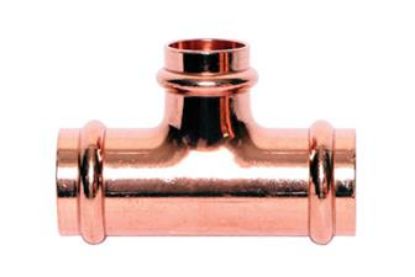 Picture of Copper-Fitting Press-Join Tee P X P X P 1-1/4" X 1-1/4" X 1/2"