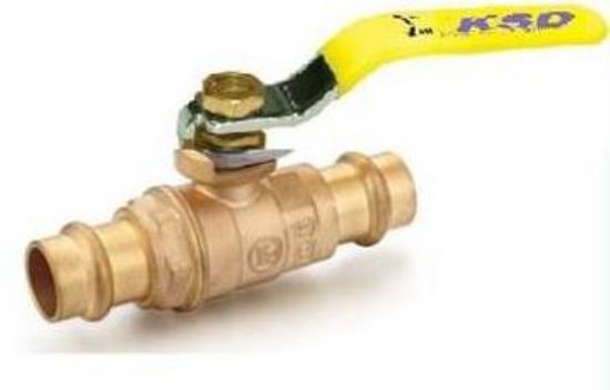 Picture of Ball-valve Press-fit Lead-free-brass Full-port 600-wog 1-1/4" P X P