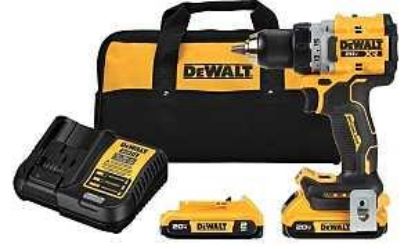 Picture of Drill-driver 20-volts 2-ah Keyless-ratcheting-chuck 1/2"