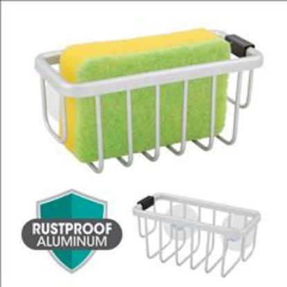 Picture of Sponge-holder Aluminum W 2 Suction Cups 5.5"x2.6"x2.6"