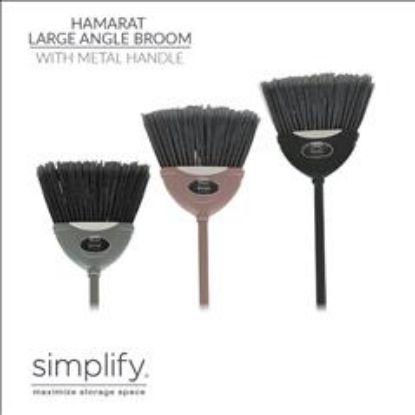 Picture of Hamarat Large Angle Broom W. Metal Handle-asst.