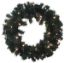 Picture of Christmas-wreath Artificial Fir Pre-lit 24"