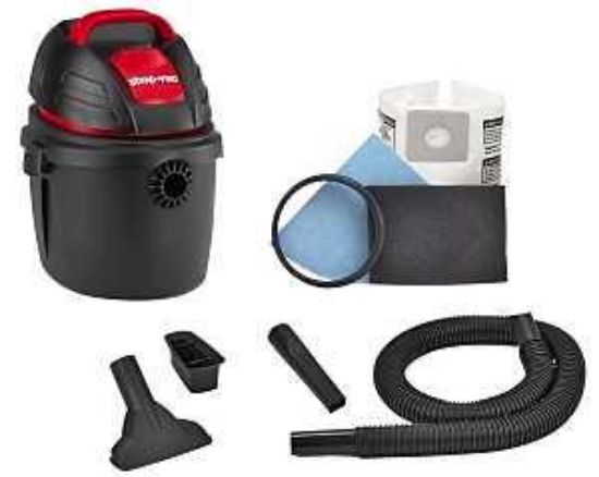 Picture of Vacuum-Cleaner Wet-&-Dry 2.5-php 2.5-gal Black