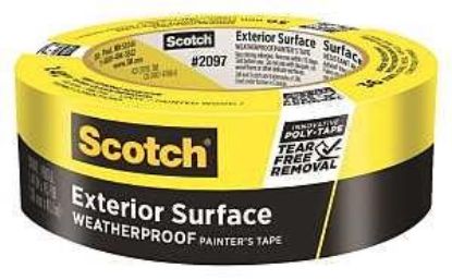 Picture of Painters-tape Masking-tape For Exterior Surfaces Yellow 36 Mm X 41.1 M
