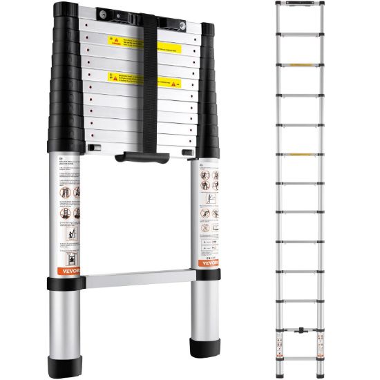 Picture of Extension-ladder Telescoping Aluminum 10.5'