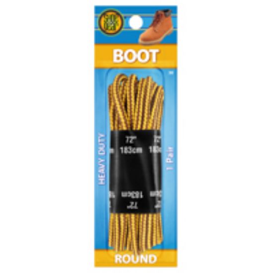 Picture of Shoe Gear Round Boot Shoe-laces Nylon Brown/yellow