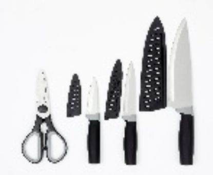 Picture of 4pc Knife Set Black