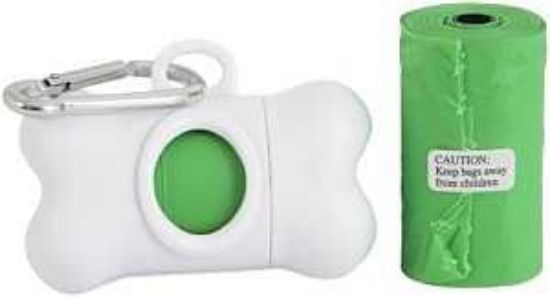 Picture of Pet Waste-bags Biodegradeable With Bone-shaped Dispenser