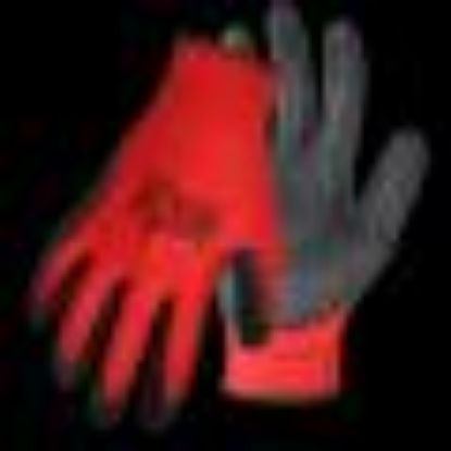 Picture of Knit Gloves Polyester Latex-dipped Red Xl