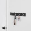 Picture of 4 Hook Wall Mounted Black