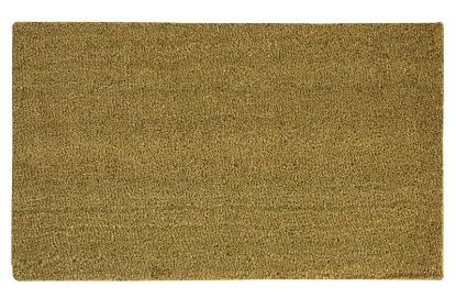 Picture of Fanmats Blank Door Mat, 36 In L, 24 In W, Natural Coir Surface, Tan
