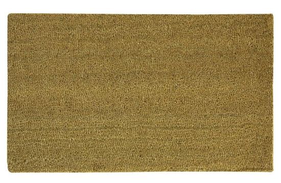 Picture of Fanmats Blank Door Mat, 36 In L, 24 In W, Natural Coir Surface, Tan