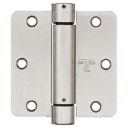 Picture of Door-Hinge Spring-Hinge Satin-nickle 1/4"-radius 3-1/2"