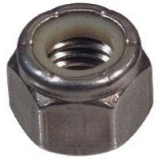 Picture of Hex-Nut Lock-Nut Nylon-insert