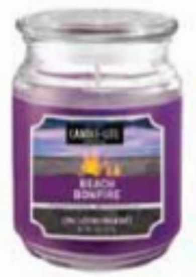 Picture of Jar-Candle Scented-Candle Jar, Beach Bonfire Scent, 18 Oz.