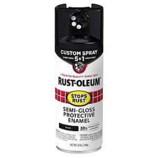 Picture of Spray-paint Enamel Semi-gloss Black