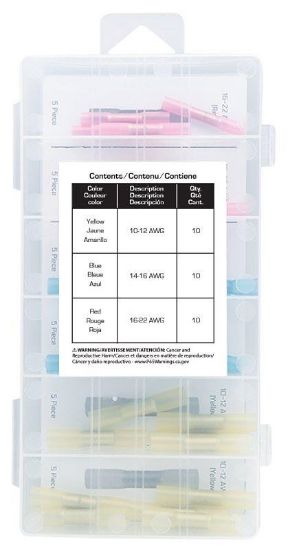 Picture of Prosource Butt Connector Assortment, Tin Plated Copper Construction