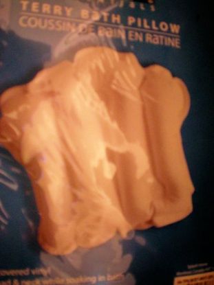 Picture of Terry Bath Pillow White